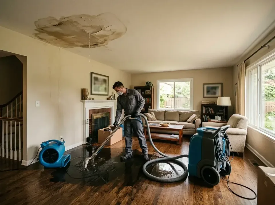 attic-pipe-burst-ceiling-drip-008 — frequently asked questions, Water Damage Restoration & Carpet Care in Grimes, IA